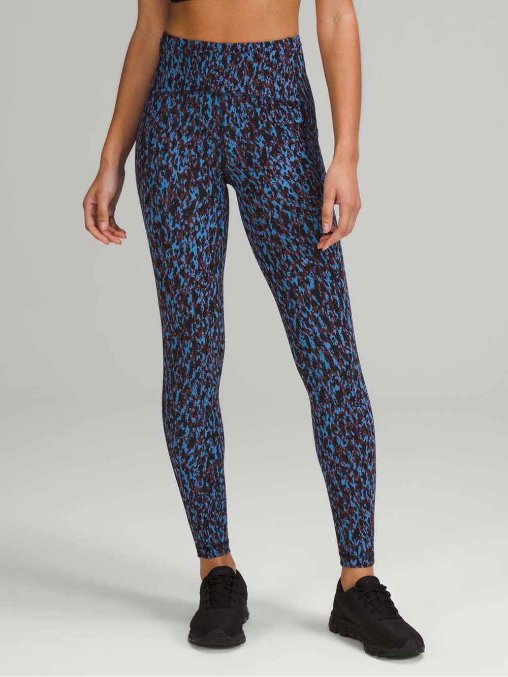 Lululemon Swift Speed High-Rise Tight 28" Size 6 *Luxtreme Leopard Camo Blue